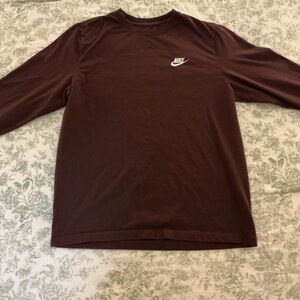 Nike Burgundy Crew Neck Tee